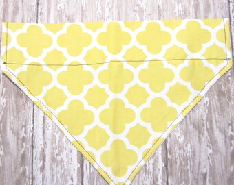 Pet Bib Animal Bandana Scarf 4 Sizes Available Dog or Cat Bandana Pet Bib Pink Geometric Easter Pet Bandana Over-The-Collar Bandana