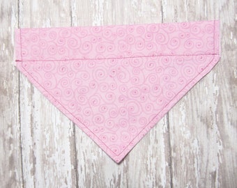 Pet Bib Animal Bandana Scarf 4 Sizes Available Dog or Cat Bandana Pet Bib Pink Geometric Easter Pet Bandana Over-The-Collar Bandana