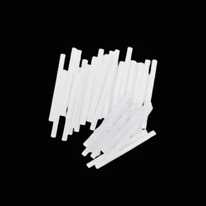100 Mini Glue Sticks Hi And Low Temp, Clear Glue Sticks, All Temperature Glue Sticks, Crafting Hot Glue Sticks image 1