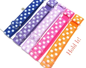Lot of 10 or 20 Polka Dots Adjustable Elastic Headband, Hair Band, Girl, Baby, Woman Headband, Sport Headband, Adult Headband, Yoga Headband