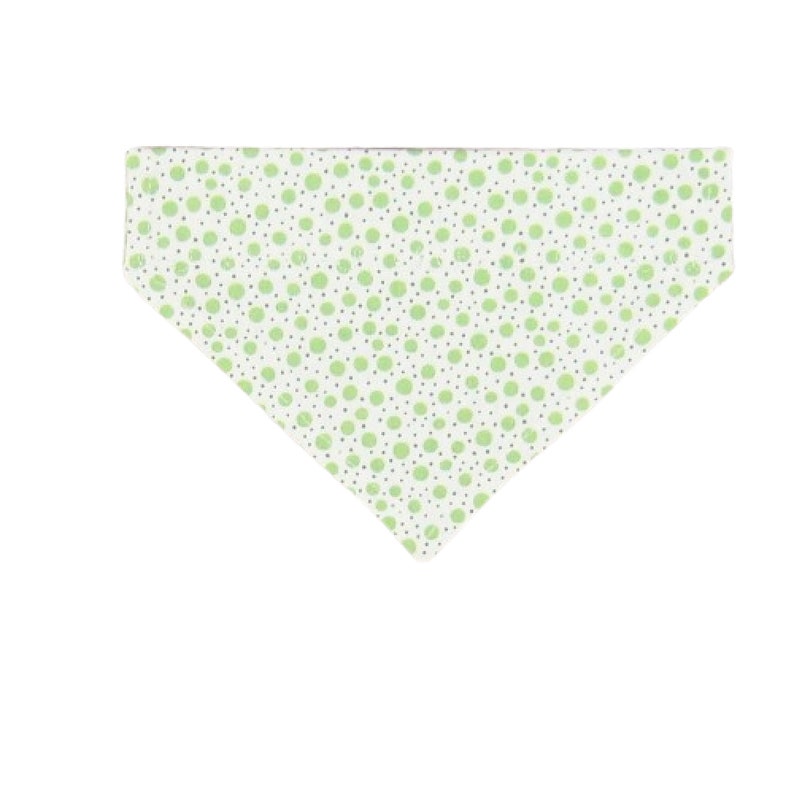 Apple Green Polka Dot Pet Bandana, 4 Sizes Available, Pet Bib, Dog or Cat Bandana, Over-The-Collar Bandana, Bandana Scarf, Pet Bib image 8