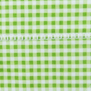 Green & White Gingham Pet Bandana, 4 Sizes Available, Pet Bib, Dog or Cat Bandana, Over-The-Collar Bandana, Bandana Scarf, Pet Bib image 2