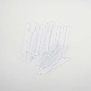 100 Mini Glue Sticks Hi And Low Temp, Clear Glue Sticks, All Temperature Glue Sticks, Crafting Hot Glue Sticks image 2