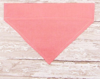 Melon Peach Pet Bandana, 4 Sizes Available, Pet Bib, Dog or Cat Bandana, Over-The-Collar Bandana, Bandana Scarf, Pet Bib