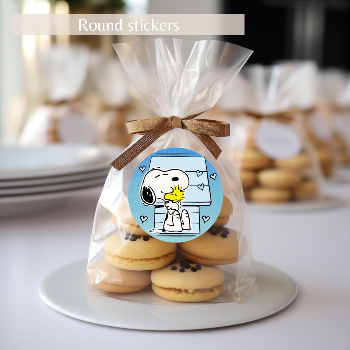 Snoopy Woodstock Water Bottle Labels, Peanuts Birthday Party Decor ...