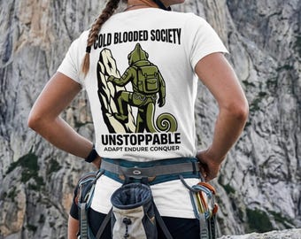 Camiseta Camaleón Imparable de la Sociedad de Sangre Fría | Gráfico de Lagarto Táctico de Aventura