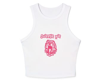 Sweetie Pie, Camiseta sin mangas Racer, Camiseta sin mangas para amantes de los pastores australianos, Regalo divertido para mamás de perros,