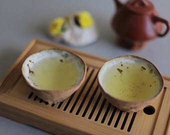 Hand pinched tea bowl