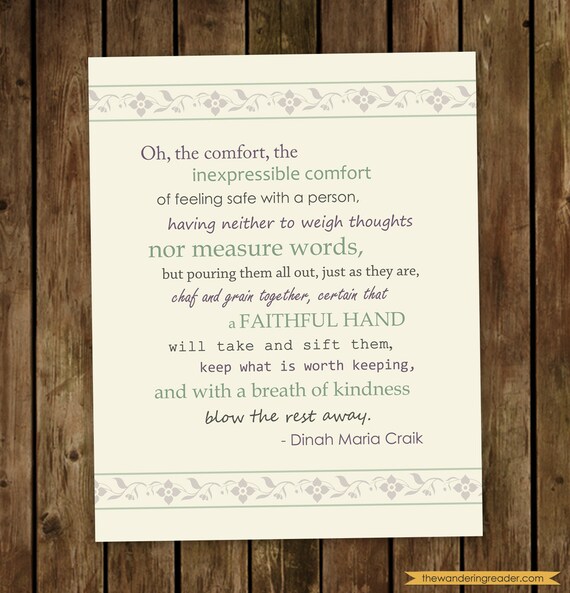 Items Similar To Inspirational Friendship Quote Art Print