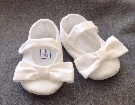 Amperio riñones habilitar Zapatos blancos para niñas con lazos / recién nacidos hasta - Etsy España