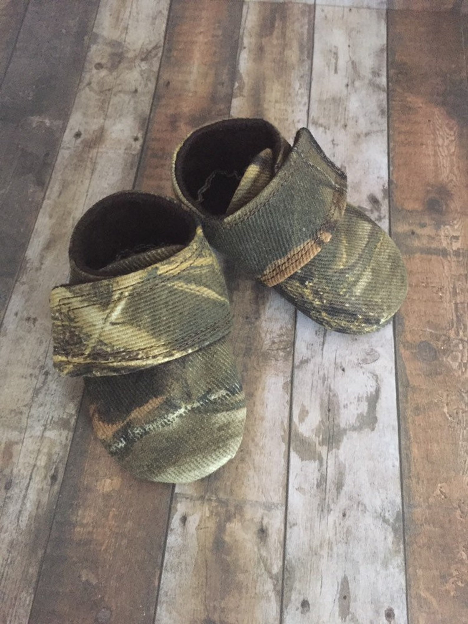 Camo Baby Shoes With Strap Duck Hunter Newborn up to 4T - Etsy