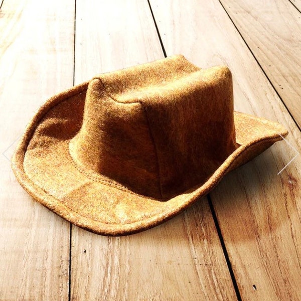 Chapeau de cowboy en feutre pour bébé | Nouveau-né | Bébé | Tailles disponibles pour les tout-petits | CHOISISSEZ VOTRE COULEUR