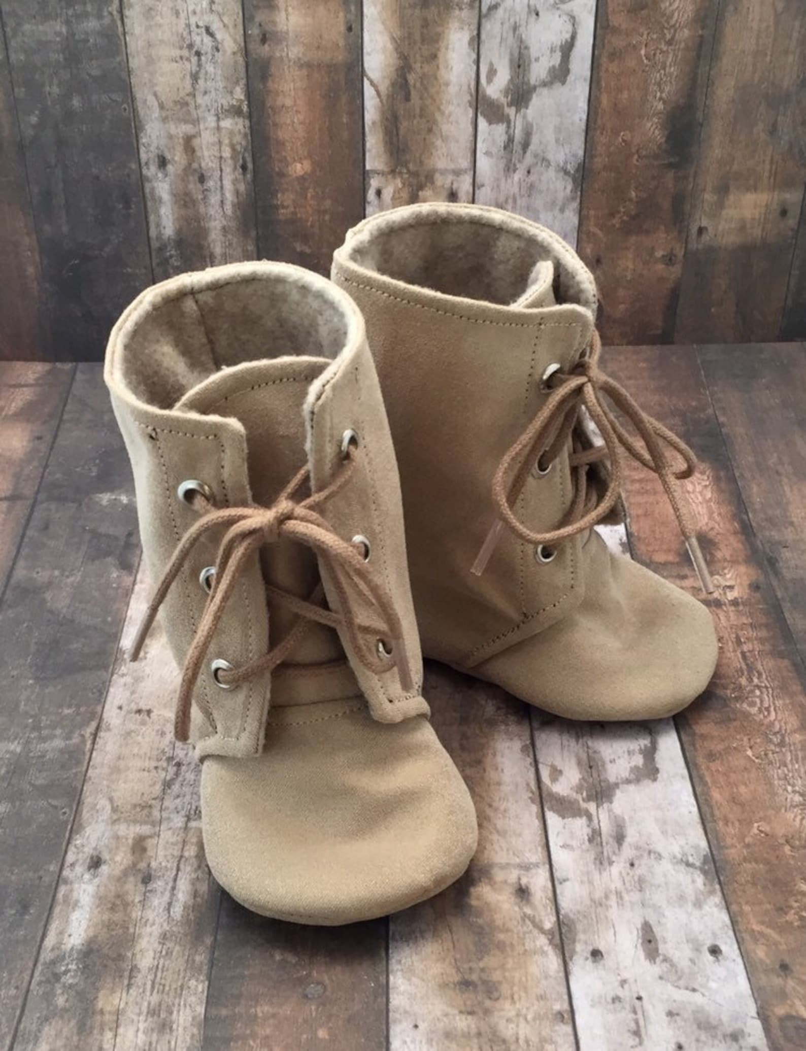 infant tan boots