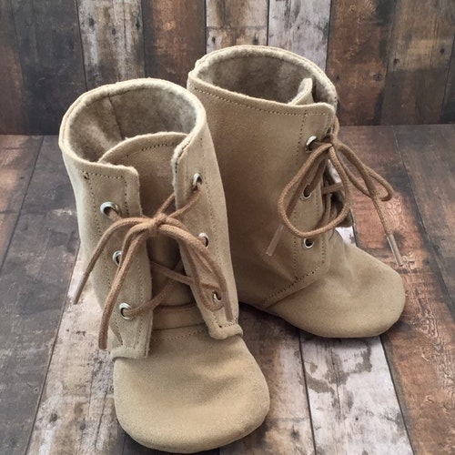 childrens tan boots