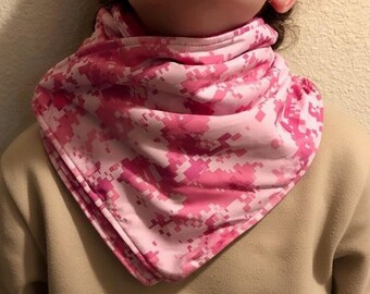 Pink Army True Timber Camo Neck Warmer | Neck Cowl | Scarf | Adult & Child Size