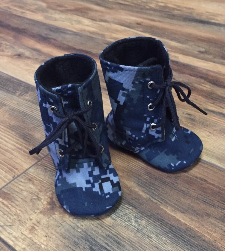 navy baby boots