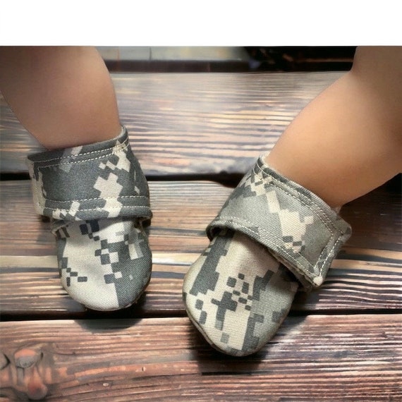 Army Baby Shoes With Straps Military Baby Shoes Newborn Size up to