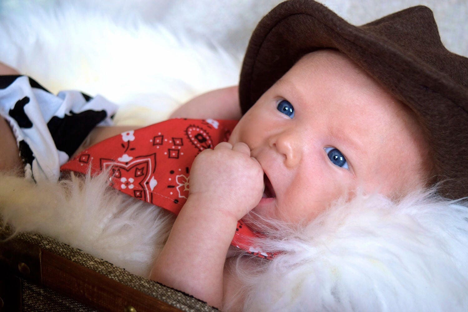 Baby Felt Cowboy Hat Newborn Infant 