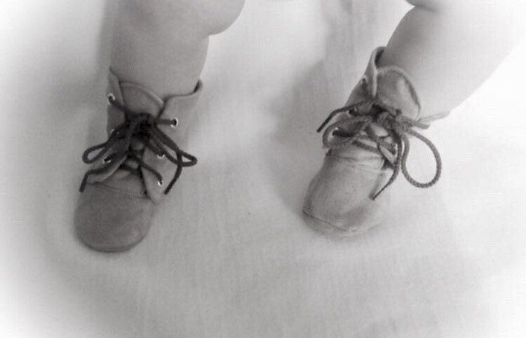 infant tan boots