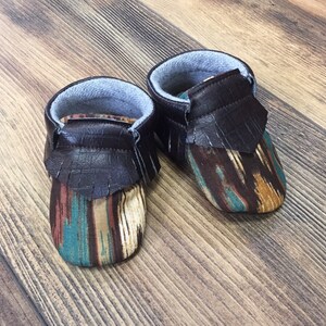 Baby Western Shoes | Southwest Print | Newborn size up to 24 M