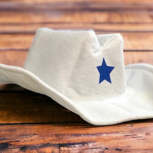 Dallas Baby Felt Cowboy Hat | Newborn | Infant | Toddler Sizes Available