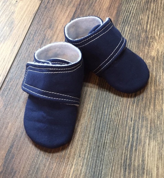 Zapatos de azul marino / talla recién nacido hasta 4T - Etsy España