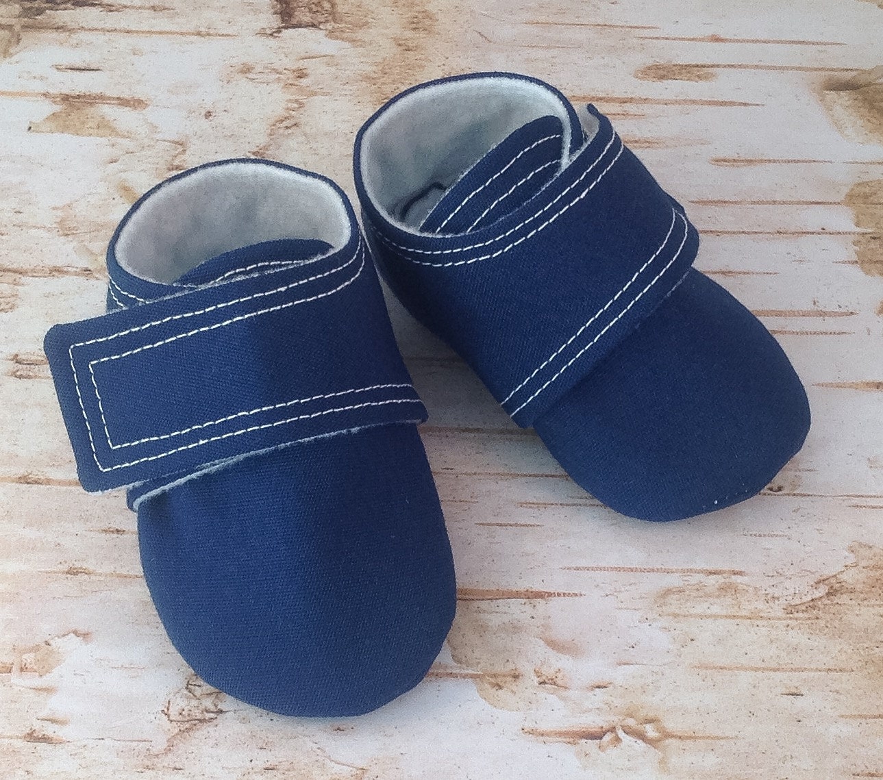 navy blue infant shoes