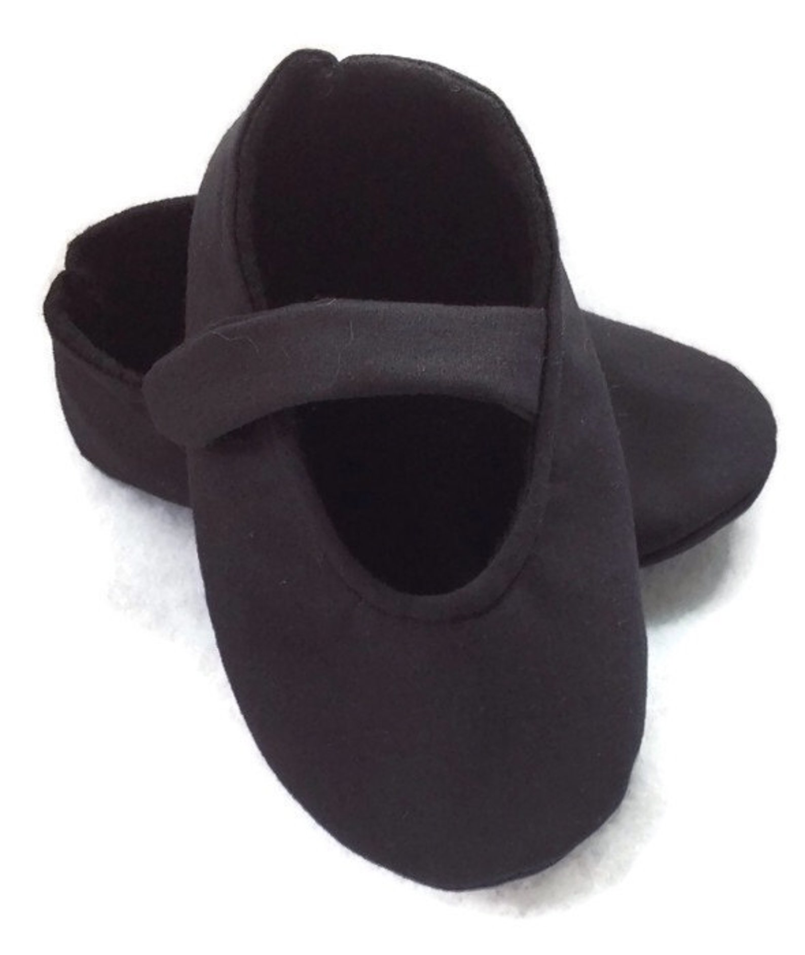 Black Baby Girl Shoes With Strap Newborn Size up to 24 Etsy