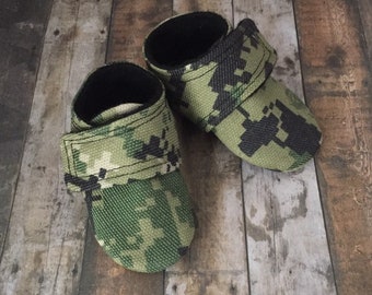 Navy Baby Shoes with straps | Military Baby Shoes | Newborn size up to 24 Months