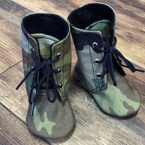OCP Baby Combat Boots | 0-3 Month | Ready to Ship