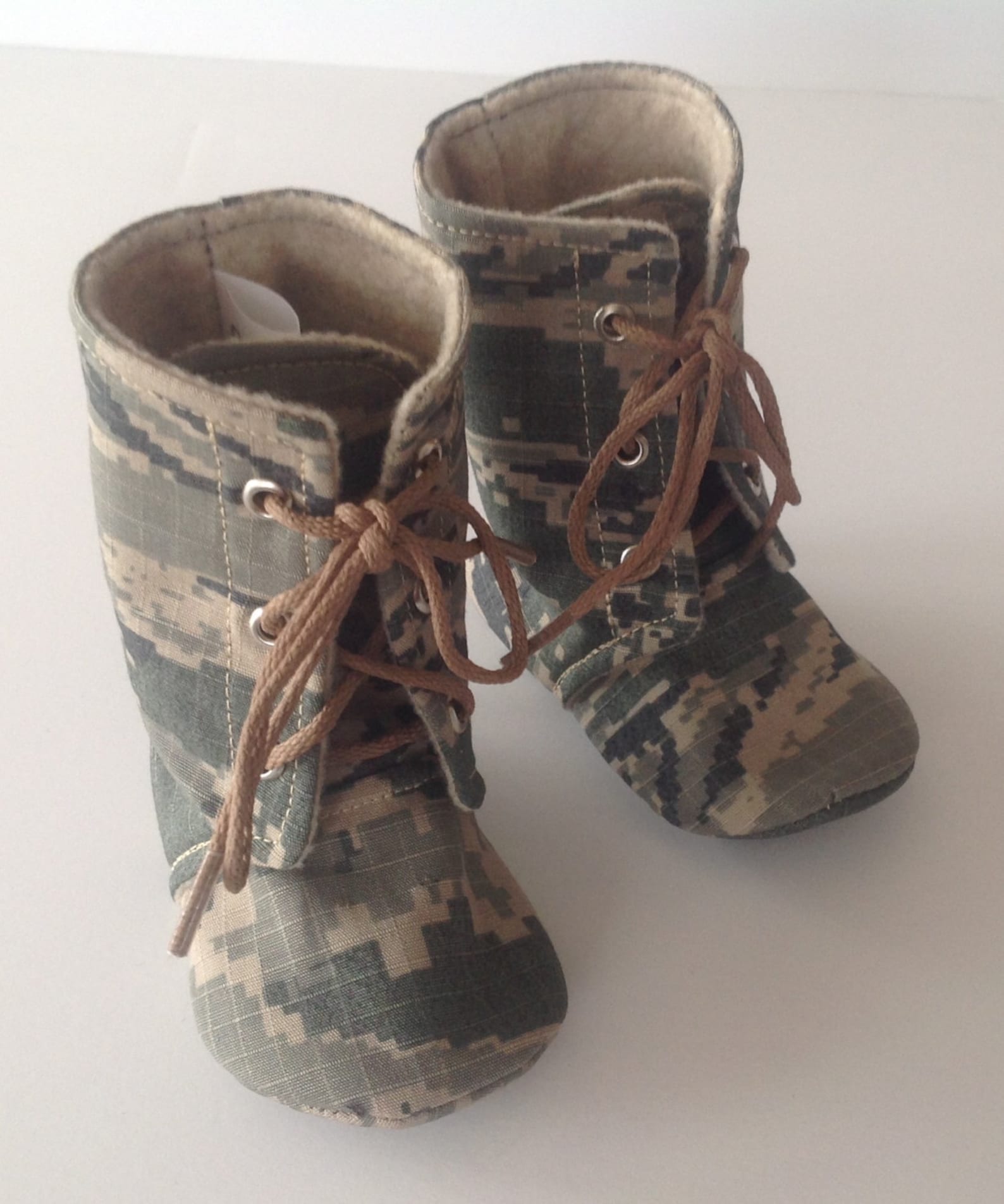 Air Force Baby Combat Boots Military Camo Lace up Boots Etsy
