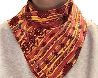 Southwest Aztec Flannel Neck Warmer | Adult or Child Sizes