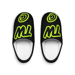 Slippers, tw@ funny quote, Comfy House Shoes, Men&#39;s Footwear, Indoor Slides, Sarcastic Humor Slip-Ons