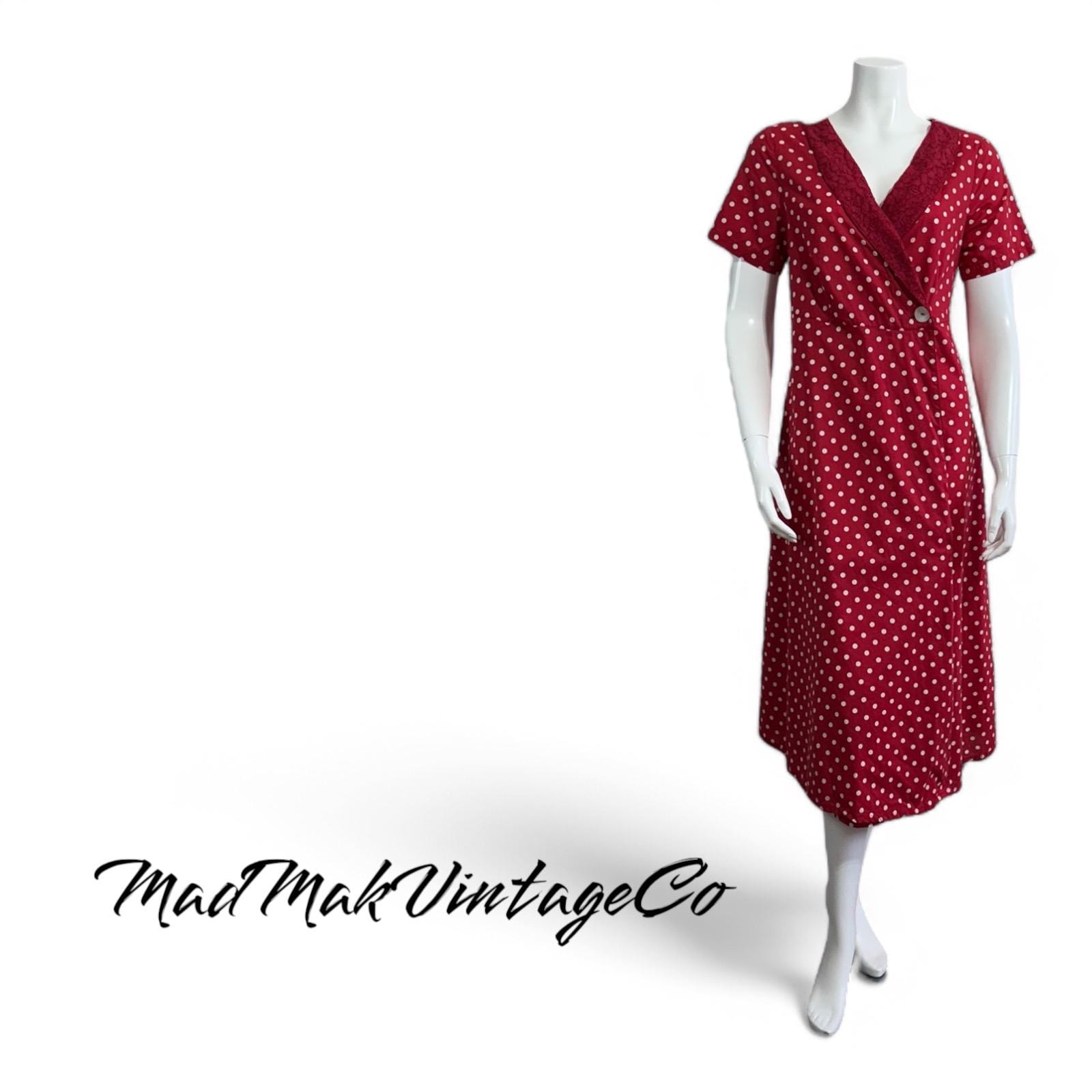 open lace back dress Bishop Sleeve Mini Dress in Blood Red