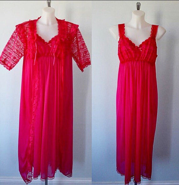Vintage Peignoir Set, Peignoir Set, St Michael, 19