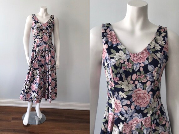 Vintage Laura Ashley Dress, Vintage Dress, 1980s D