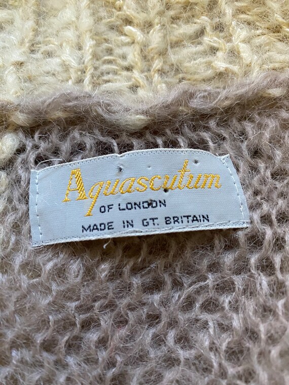70s 80s Aquasqutum Cashmere Cardigan OG