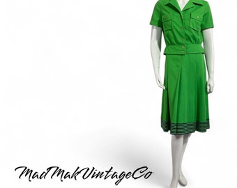 Vintage Green Skirt Suit 1960s Miss Renfrew at Holt Renfrew