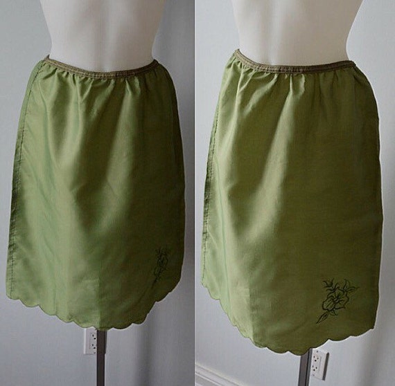 Vintage Slip, Vintage Half Slip, 1950s Slip, 1950s
