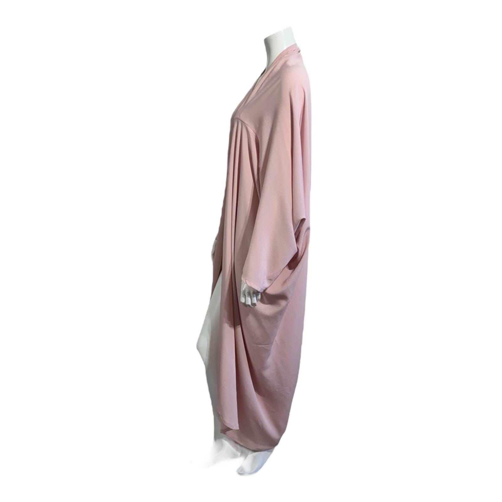 Handcrafted Cocoon Coat by Madmakvintageco / Duster / Robe / Pink ...