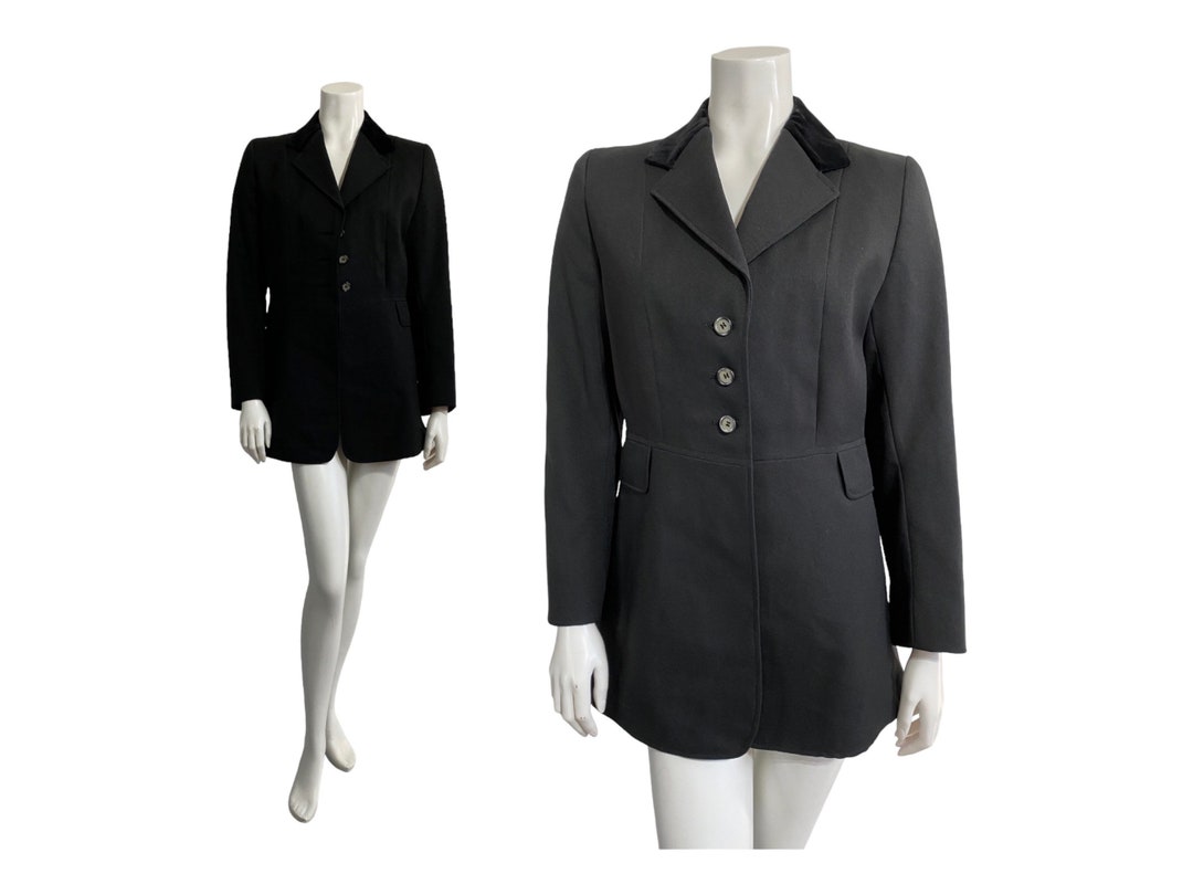 Vintage Ladies Black Riding Jacket / 1970s / Caldene / Bust 38 Etsy