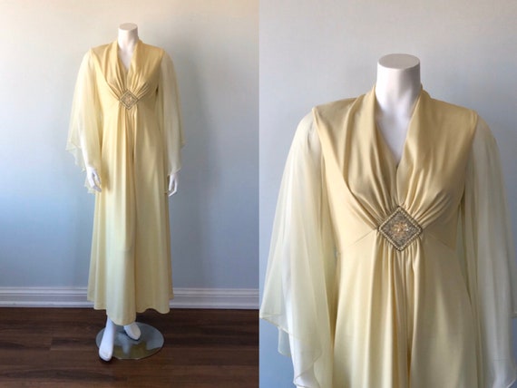Vintage Evening Gown, Vintage Gown, 1970s Evening