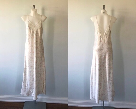 Vintage Floral Nightgown, Olga, Vintage Nightgown,