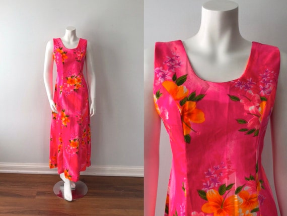 Vintage Sleeveless Summer Dress, Hukilau Fashions,