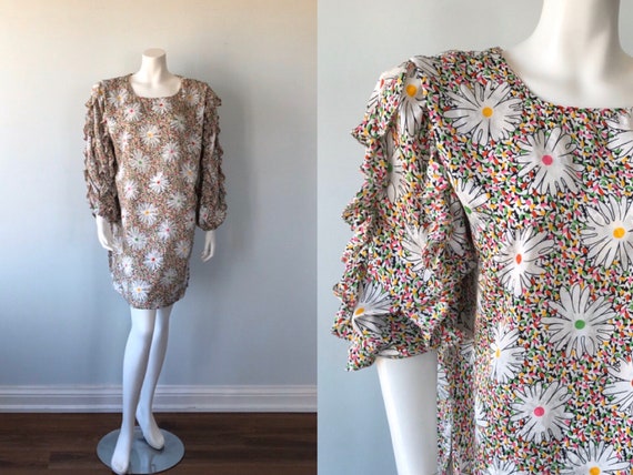 Vintage Caftan, Boho Caftan, 1970s David Brown Cal
