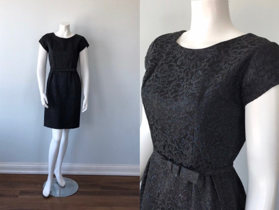Vintage Dresses, 1950s Dresses. 1950s Black Dress,