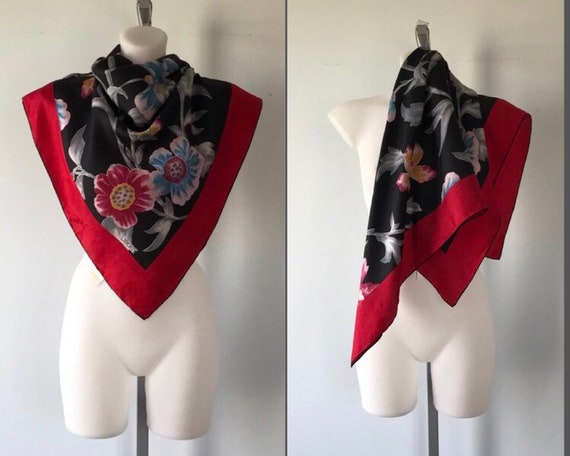 Vintage Liberty Silk Scarf, Liberty, Silk Scarf, 1
