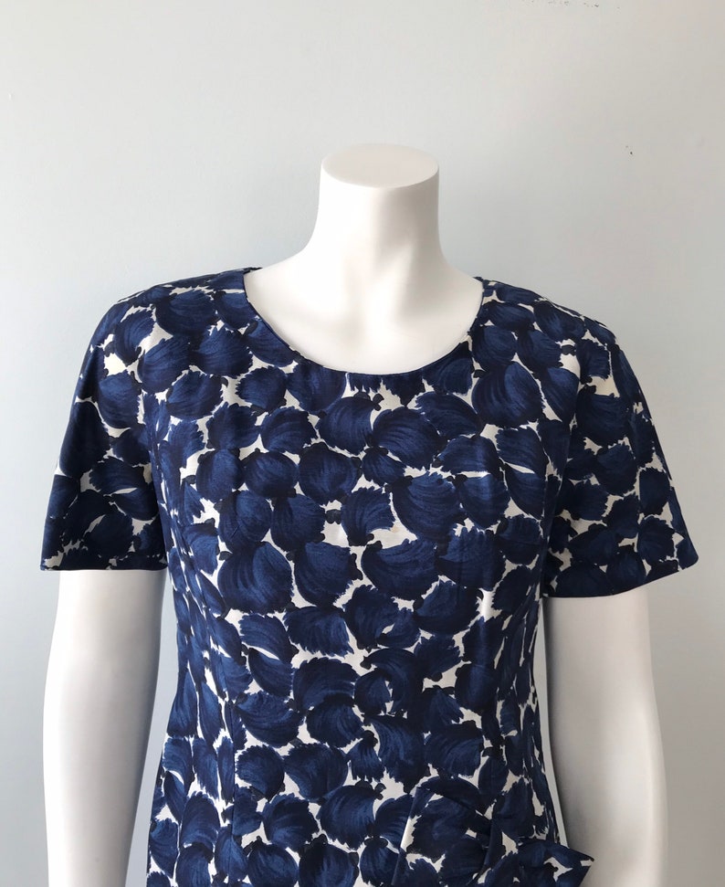 Bredenberg Stockholm Spring Vintage Blue Floral Dress Vintage Dress Floral Dress Cockail Dress 1960s Dress Party Dress Summer Dress