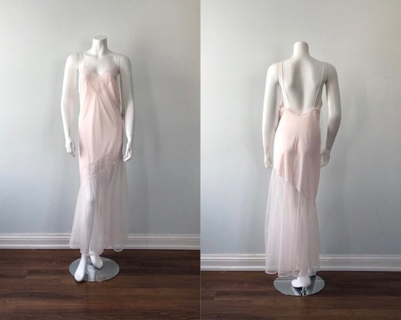 Vintage Pink Nightgown, Pink Nightgown, Kayser, 19