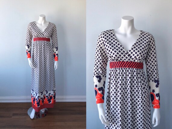 Vintage Maxi Dress, Young Dimensions Saks Fifth Av